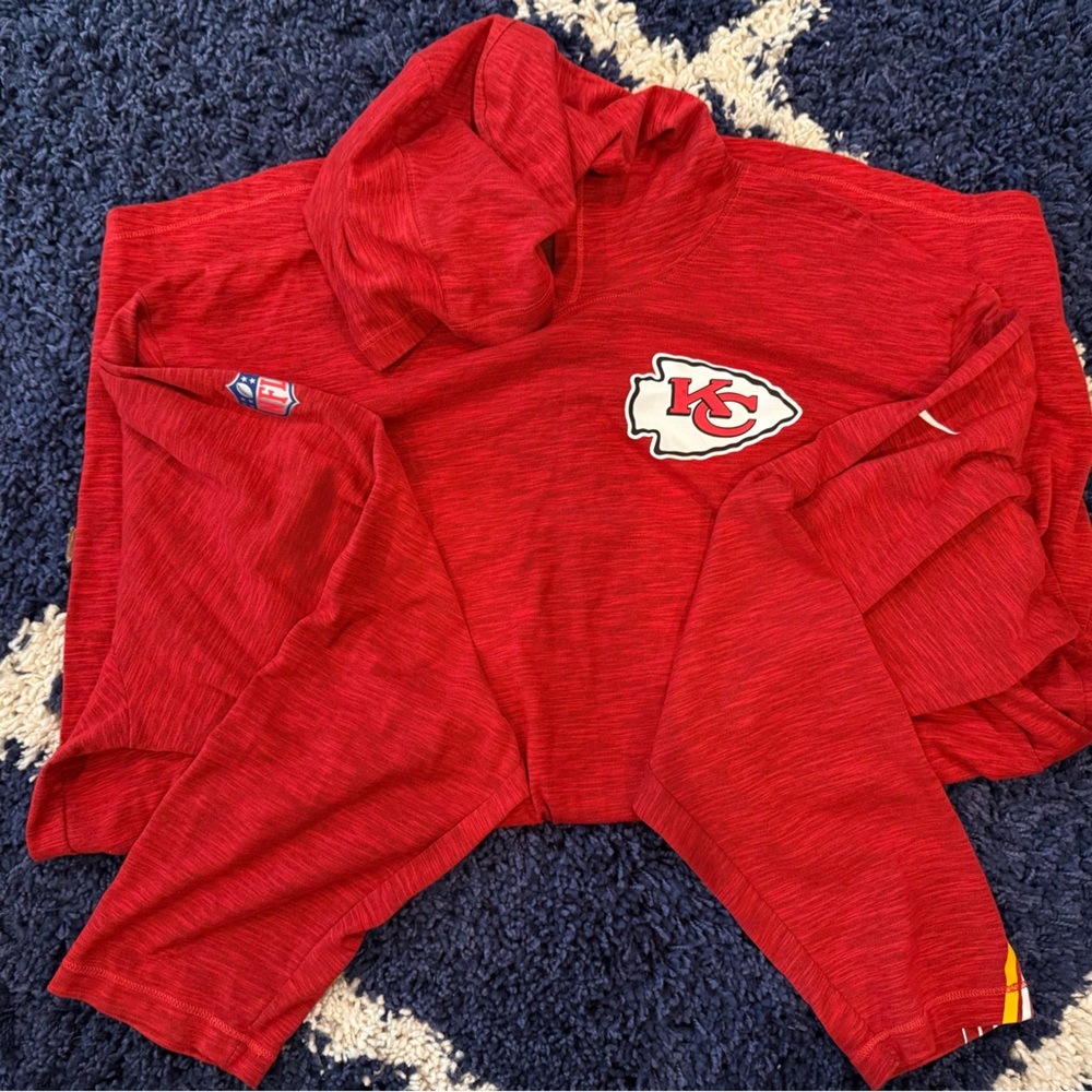 Kansas City Chiefs Red T-Shirt Hoodie